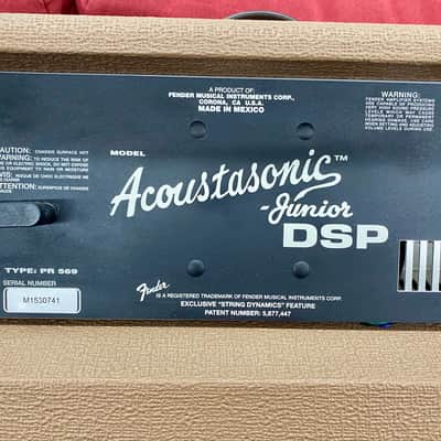Fender Acoustasonic Junior 2-Channel 2 x 40-Watt 2x8" Acoustic Guitar Amp - Brown image 11