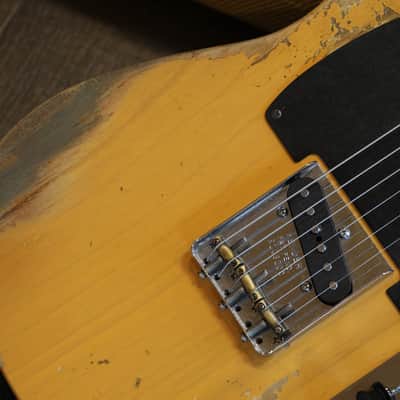 2019 Fender Custom Shop 53 Telecaster Time Machine 30th Anniversary Electric Guitar Heavy Relic Butterscotch Blonde + COA OHSC image 5