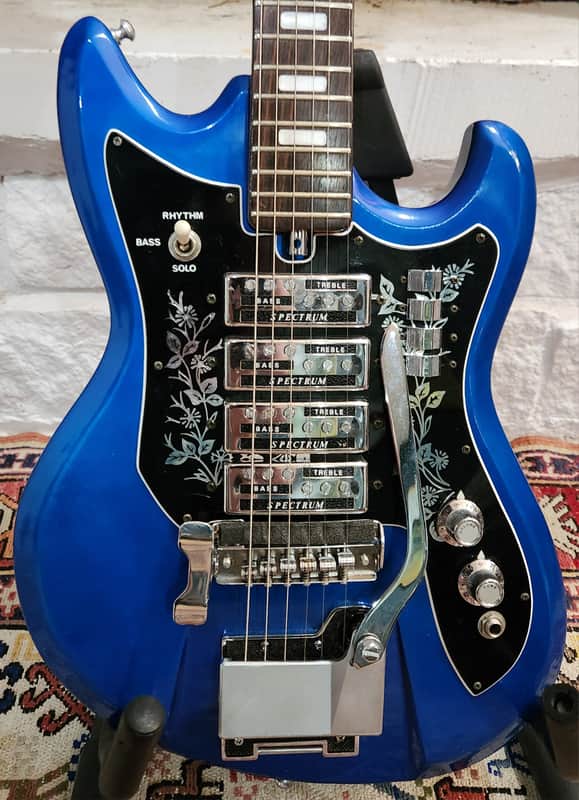 COLLECTORS! Teisco Del Rey ET440 Spectrum IV DeArmond Pickups 1968 Japan image 1