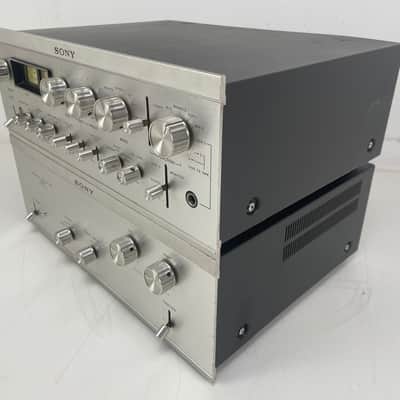 Sony - TA-2300F/TA-2000F - Pre/Power-Amplifier Set - Serviced (Cleaned) image 4