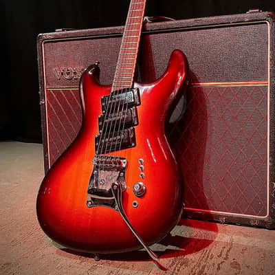 Mosrite VIII 1984 - Red burst/ Sunburst. image 4
