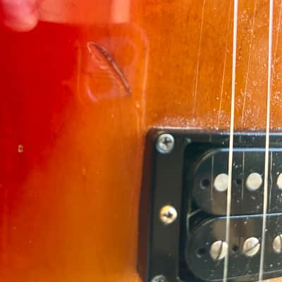 Left Handed 1973 Gibson Les Paul Custom - Cherry Sunburst image 9