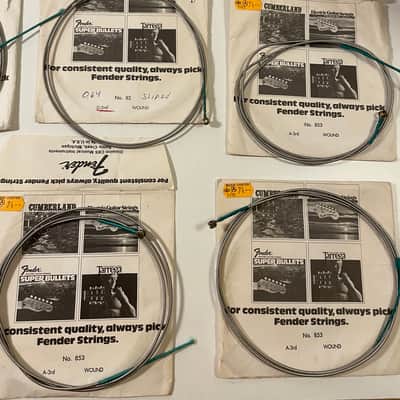 Fender flatwound bass strings 70s-80s image 4