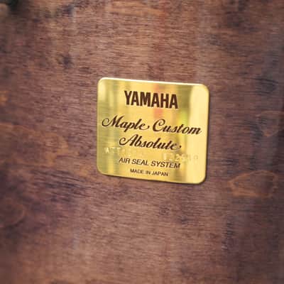Yamaha/Japan Maple Custom Absolute Series 14" Tom w/ YESS Mount - Plum Lacquer | 12x14" image 3