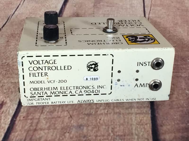 Vintage Oberheim VCF-200 Voltage Controlled Filter Effects Pedal