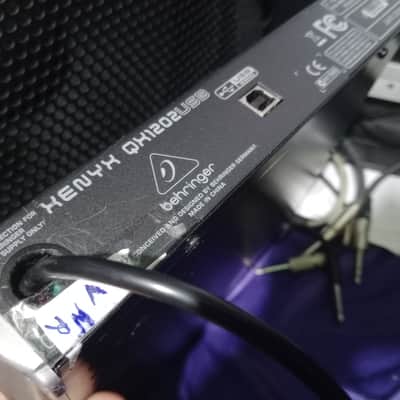 Behringer Xenyx QX1202USB PREMIUN 2 BUS 12-Input Mixer with USB Interface and Effects KLARK TEKNIK 2015 THE POWER SUPPLY IS SOLDER ON MAINBOARD INSIDE CHECK image 3