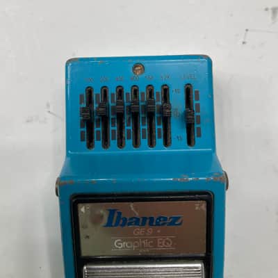 Ibanez GE9 Graphic EQ Equalizer Rare Vintage Guitar Effect Pedal MIJ Japan image 2