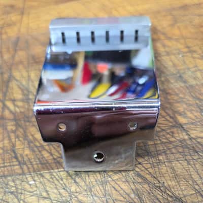 Vintage RARE 1959 Supro Tailpiece Rhythm Master Dual Tone Coronado Sahara Silverwood Electric Guitar Luthier Parts image 3