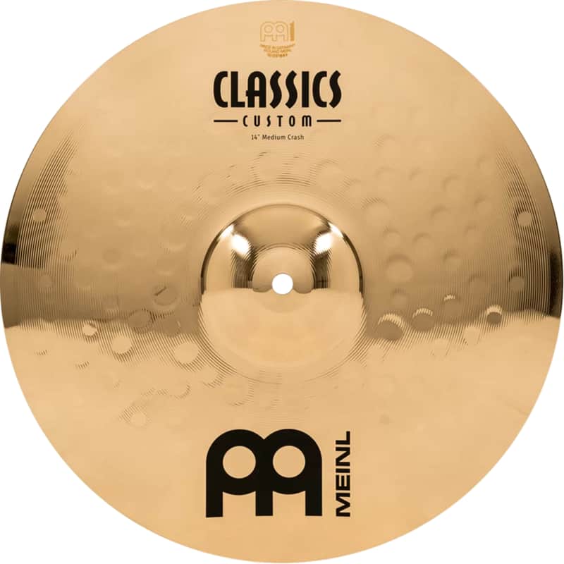 Meinl CLASSICS CUSTOM BRILLIANT 14" MEDIUM CRASH - CC14MC-B image 1