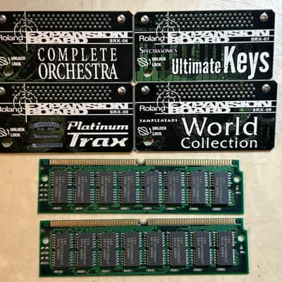 Roland XV-5080 Expansion Board(SRX-06, 07, 08, 09) With Sampler Board !