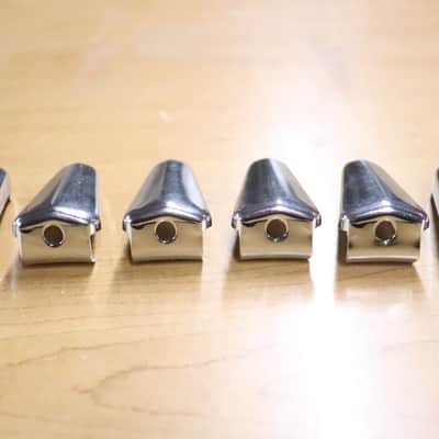 Pearl 6pk Bass Kick Drum Claws Chrome Vintage 1980's image 5