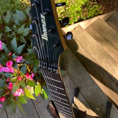 Ibanez RGA8QM-TGB Standard 2011 - Trans Black - EMG 808X Upgrades image 2