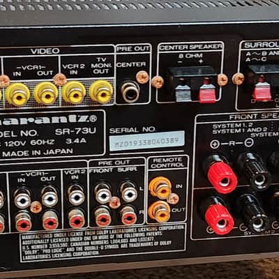 Marantz Marantz SR-73  vintage 5.1-channel AV surround sound receiver 90s  - Black image 9