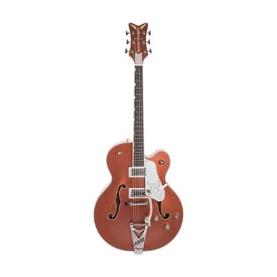 2021 Gretsch G6136TLTD Falcon Ele Guitar w/Bigsby, Ebony FB, 2-Tone Copper/Sahara Metallic, JT2103XXXX image 1