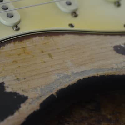 American Stand Fender Stratocaster Custom Heavy Relic Sunburst CS Fat 50's image 8