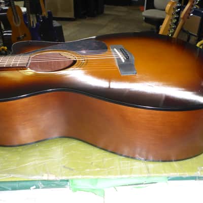 Yamaha HUA 100 URBAN Acoustic w/Fishman Humbucking Sound Hole Pickup : Crowned & Dressed Frets Pickup 2010's - Tobacco Brown Sunburst image 9