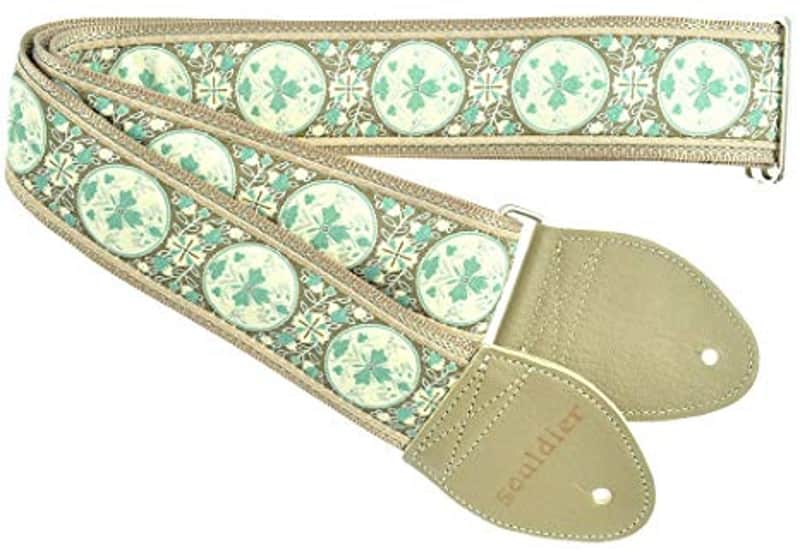 Souldier Medallion (Taupe) Guitar Strap image 1