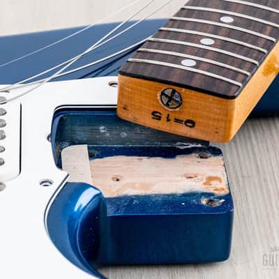 1981 Tokai Springy Sound ST60 Vintage S-Style Guitar Metallic Blue, 100% Original w/ Case, Japan image 17