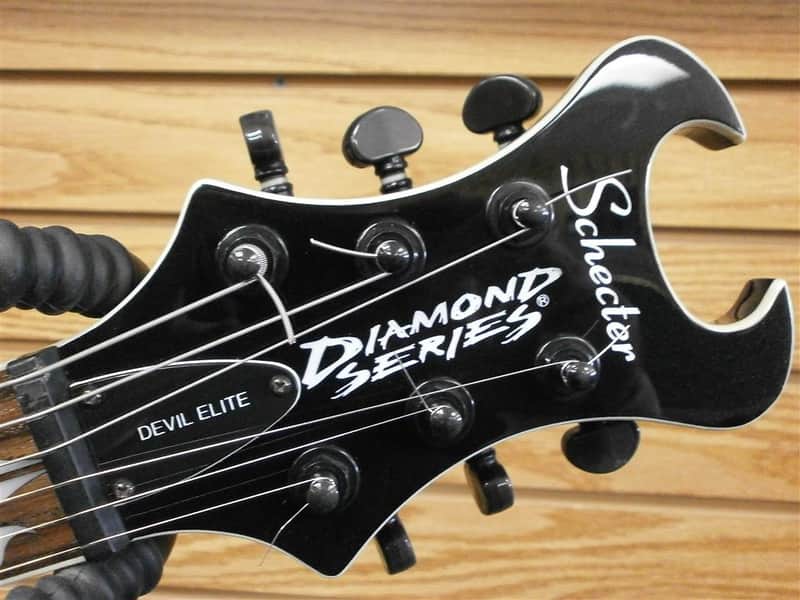 Schecter Diamond Series Devil Elite Black | Reverb