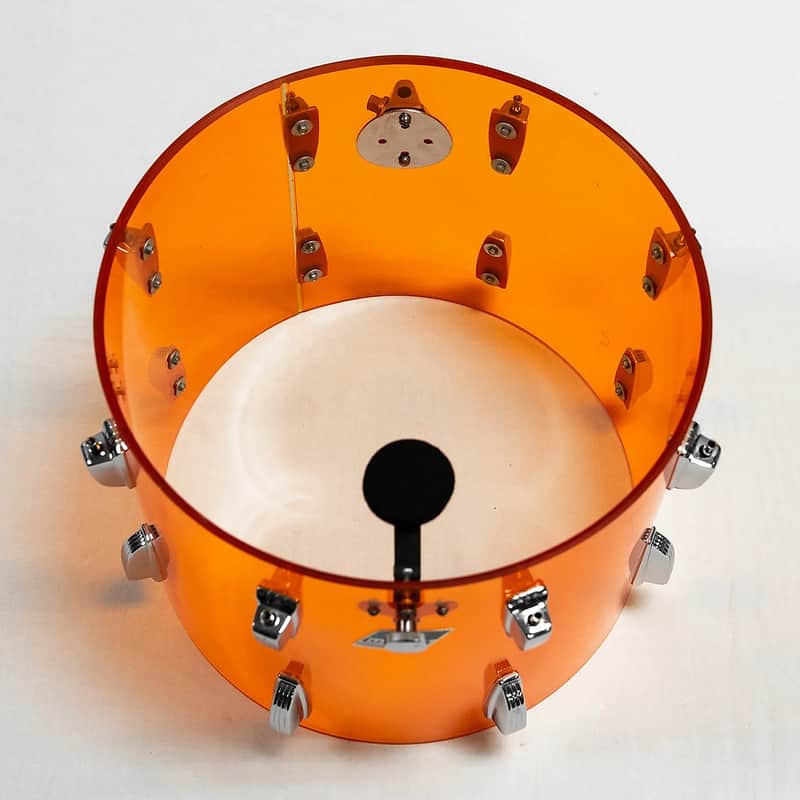 1970s Ludwig Vistalite 12x15" Mounted Tom with Single-Color Finish image 5