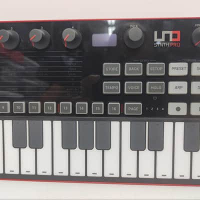 IK Multimedia IK Multimedia UNO Synth Pro Desktop 32-Key Analog Synthesizer 2022 - Present - Black with Black Keys image 3