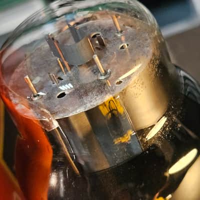 Brimar 6L6 G UK Tube- Coated glass, Black Base Valve image 3