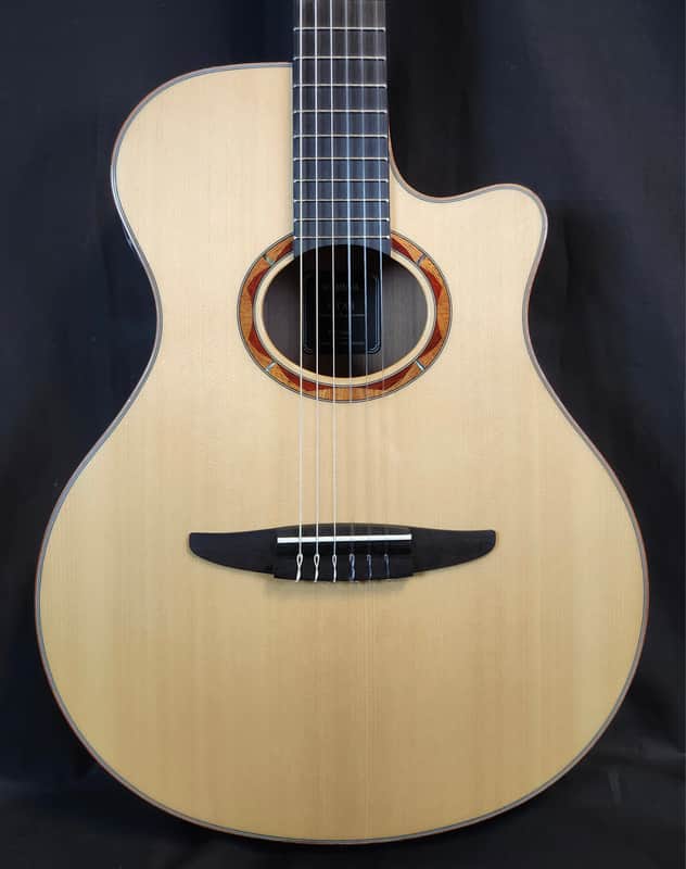 Yamaha NTX3 All Solid Cutaway Acoustic-Electric Nylon String Guitar, MIJ, W/Case image 1