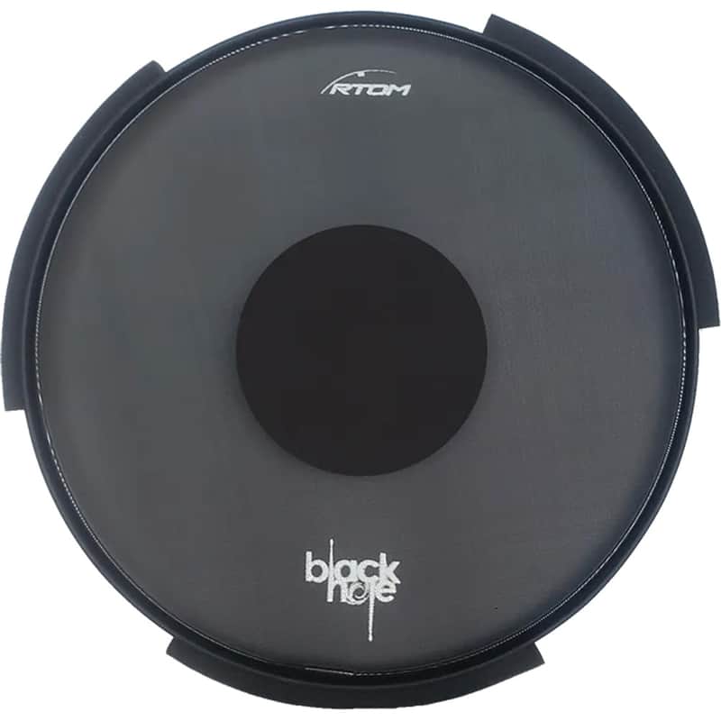 RTOM Black Hole 22" Bass Drum Black Hole Practice Pad image 1