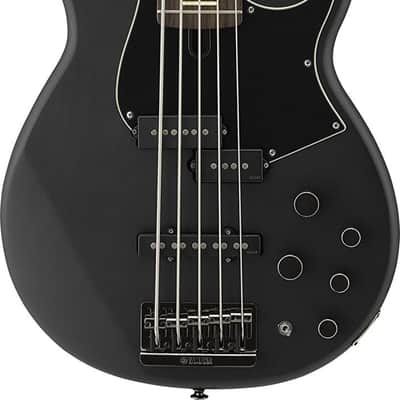 Yamaha BB735A 5-String Bass Guitar, Rosewood Fingerboard, Matte Translucent Black image 3