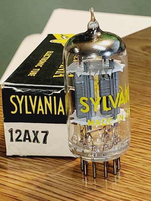 12AX7 Sylvania  NOS/NIB MaxiPreamp2/TV7 Tested ( 1 )Tube Lot image 1