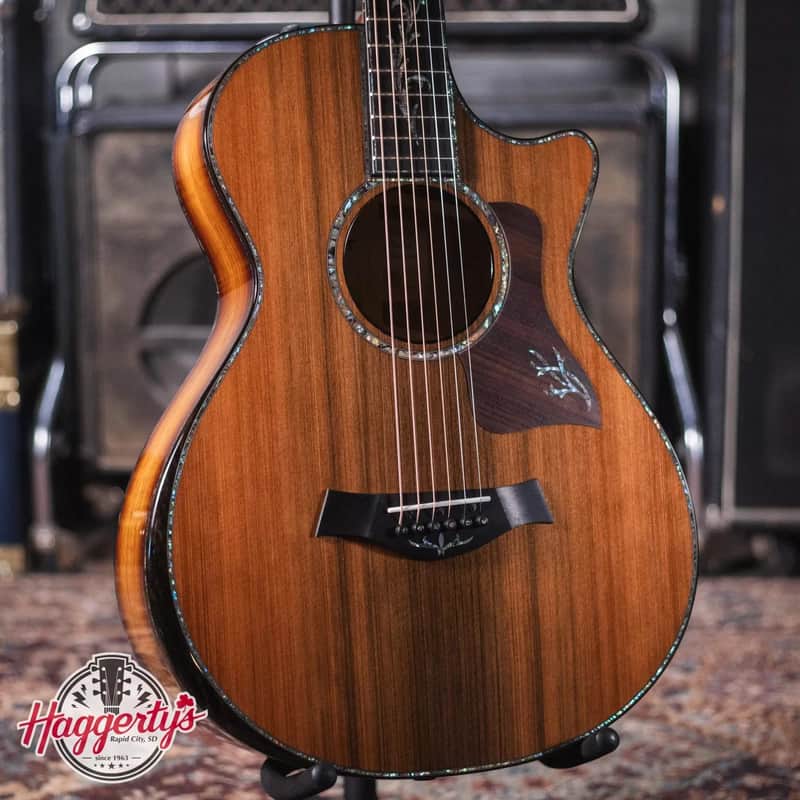 Taylor PS12ce 12-Fret Honduran Rosewood/Sinker Redwood Acoustic Electric Guitar with Deluxe Hardshell Case image 1