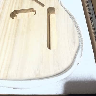 New Telecaster Electric Guitar Body Paulownia Wood image 3