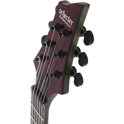 Schecter C-1 Apocalypse Electric Guitar - Ebony Fingerboard, Red Reign image 2