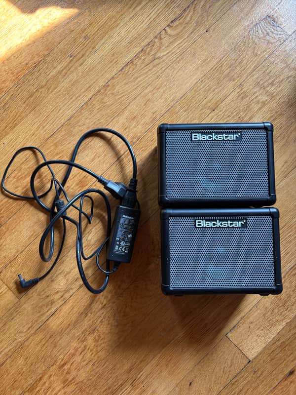 Blackstar Fly 3 Bass 3-Watt Mini Bass Combo/Cabinet Stereo Pack 2016 - 2020 - Black image 1