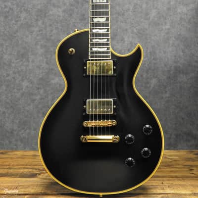 ESP Japan Kiso Custom Shop Eclipse I CTM FT Full Body 2009 - Black image 1