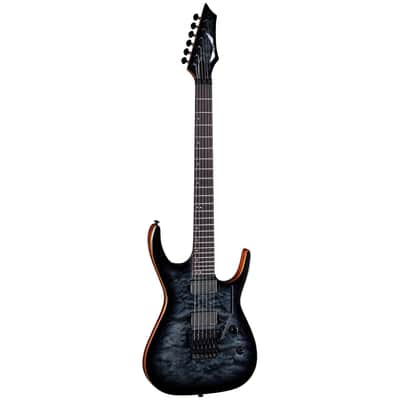Dean Guitars Exile Select Floyd Neck-Thru Archtop SBB - Trans Black Burst image 2