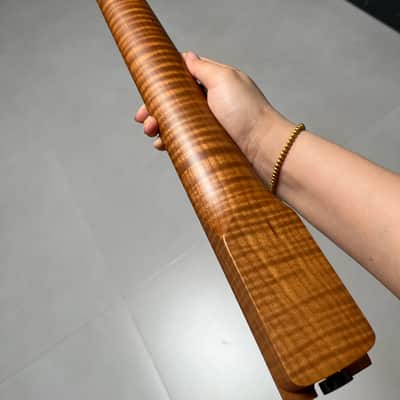 AAAAA Suhr Bone nut Roasted flame Maple Electric Guitar Neck Round stainless steel 22 frets satin Wheel truss rods 12inch image 10