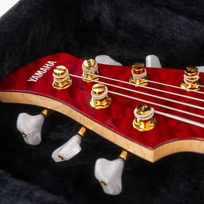 Yamaha TRBJP2 John Patitucci Signature 6-String Bass Guitar, Ebony Fingerboard, Trans Dark Red image 6