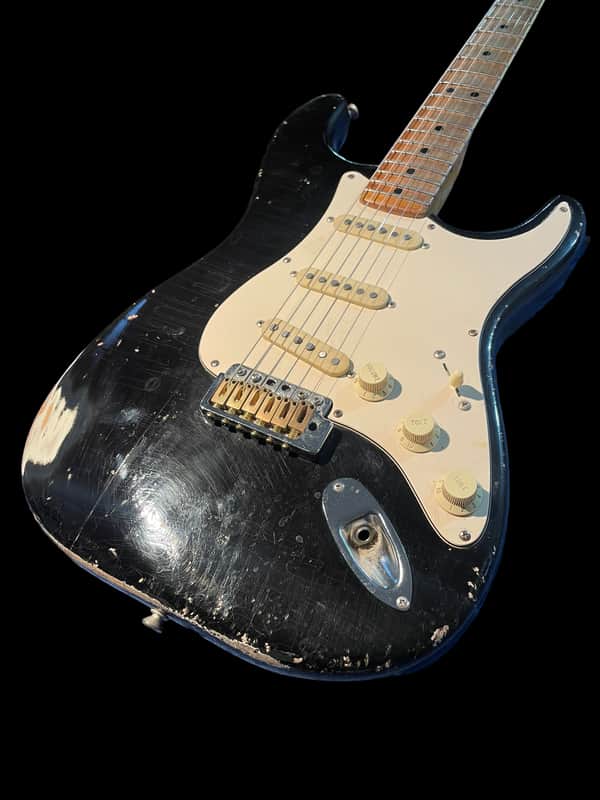 1977/1978/1979 Fender Stratocaster Body Project Real Relic in Black! image 1