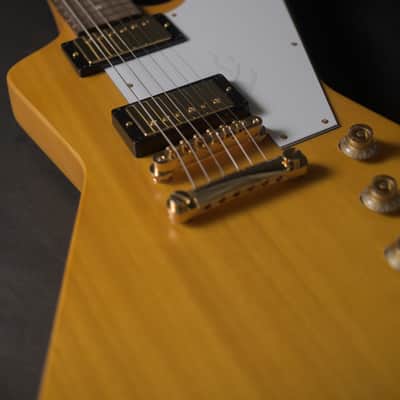 Epiphone "Inspired By Gibson" Custom 1958 Korina Explorer - Aged Natural - 2024 image 10