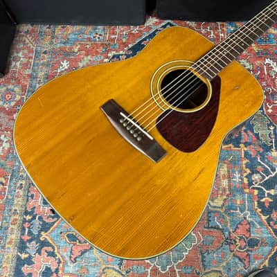 1972 Yamaha FG-160 Wide Nut Acoustic w/Vintage Yamaha Hard Case image 3