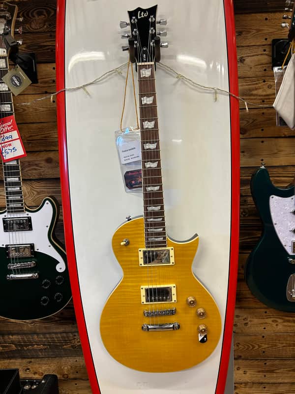 ESP LTD EC-256 Electric Guitar, Lemon Drop image 1