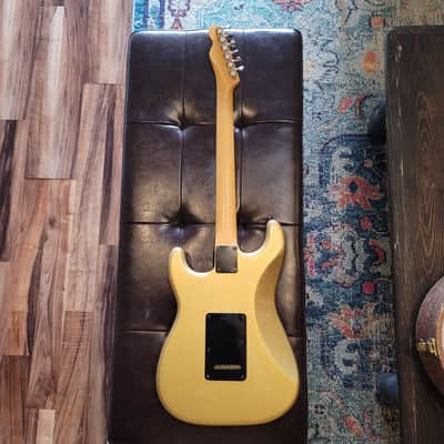 1986 Chandler San Fransisco S-Body T-Neck Super Strat Partscaster - Shoreline Gold - w/Case image 9
