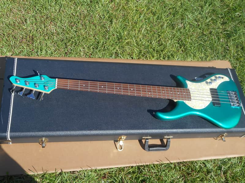 Pedulla USA Rapture RB 5 String Bass Metallic Teal Green with Original Case Bartolini image 1
