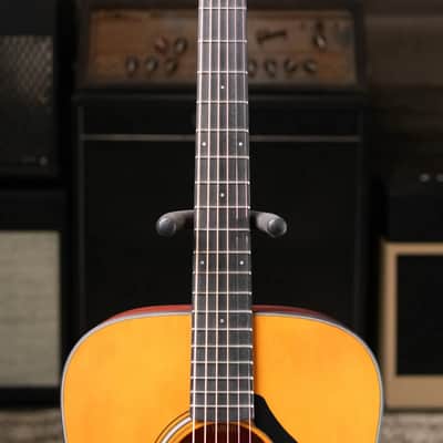 Yamaha FG3 Red Label Acoustic Guitar - Vintage Natural with Gig Bag image 4