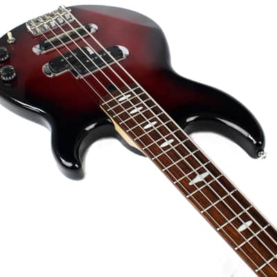 Yamaha BB415 5 String Bass Guitar in Wine Red image 3