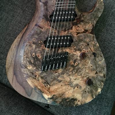 Kiesel Carvin Aries AM7 Multiscale New! 2016 Buckeye Burl image 5
