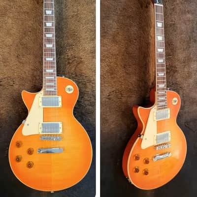 Firefly LH Left Handed FFLPS Les Paul Transparent Honey Flame image 3