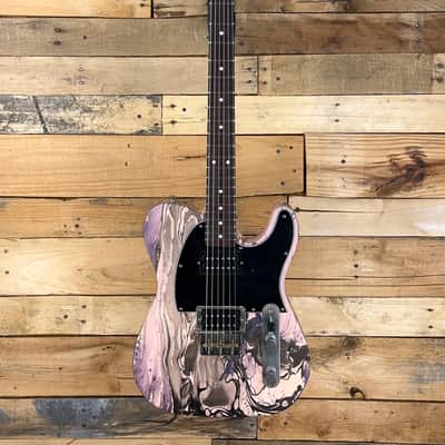 Nash T-2 HB Relic Swirl over Shell Pink, Dimarzios, 7.8 lbs image 4