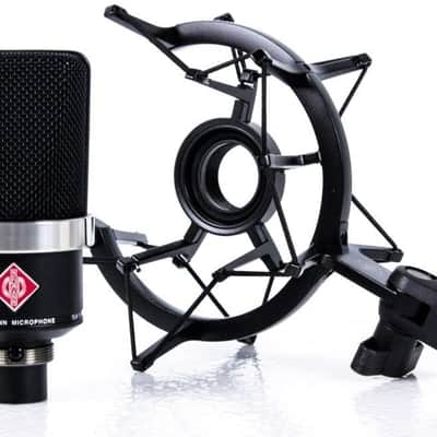 Neumann TLM 102 mt Condenser Microphone Matte Black Studio Set image 2